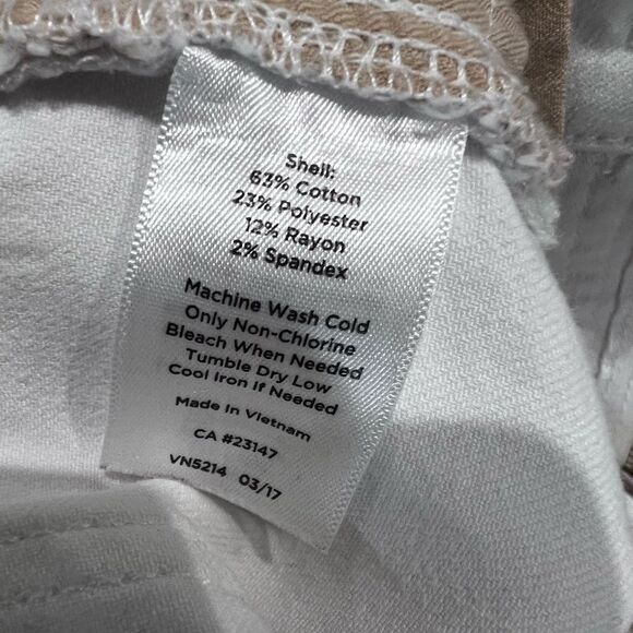 Talbots flawless five pocket jegging white denim size 10 - Picture 12 of 16